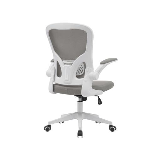 SILLA OFICINA FAMARA GRIS ESTRUCTURA BLANCA