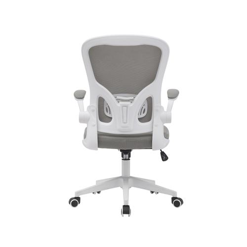 SILLA OFICINA FAMARA GRIS ESTRUCTURA BLANCA