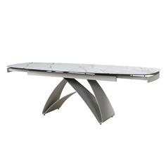 MESA COMEDOR EXT. KAYLA 160/240 CERAMICO P/CREMA 2