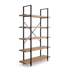 ESTANTERIA KIOTO EST. METALICA BALDA C/ROBLE 2