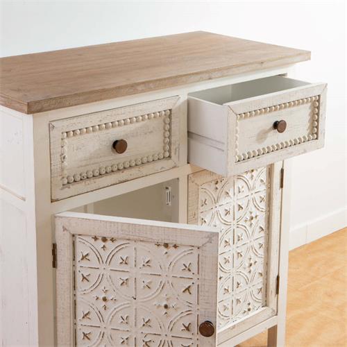 MUEBLE AUXILIAR XANA C/ABETO TAPA NATURAL