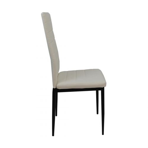SILLA MOD. XS2059 BENI POLIPIEL BLANCA