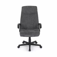 SILLA OFICINA TYR TELA GRIS OSC. EST. NEGRA 2