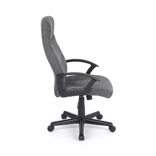 SILLA OFICINA TYR TELA GRIS OSC. EST. NEGRA