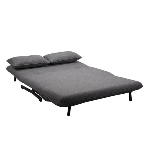 SOFA CAMA IRATI TELA GRIS OSCURO