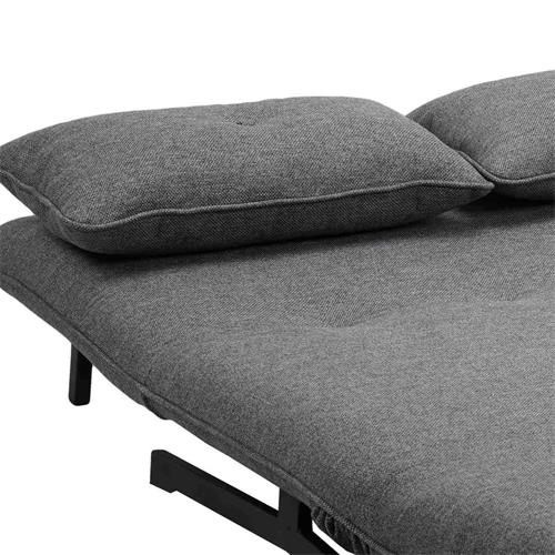 SOFA CAMA IRATI TELA GRIS OSCURO
