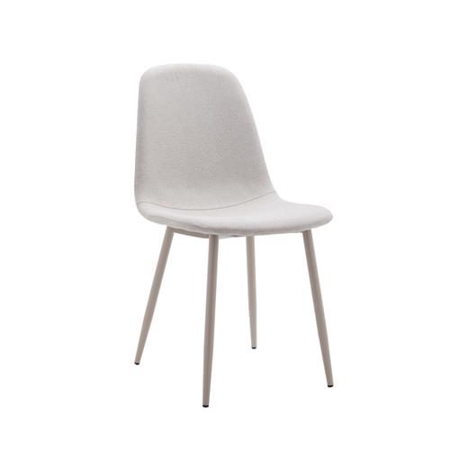 SILLA LIMA TELA BEIGE CLARO P/CREMA