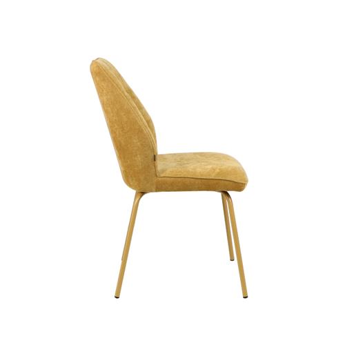 SILLA TRIANA TELA MOSTAZA PATA MOSTAZA