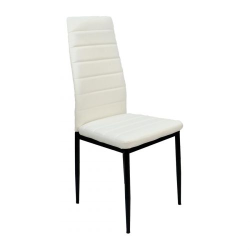 SILLA MOD. XS2059 BENI POLIPIEL BLANCA