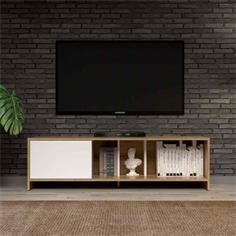 MUEBLE TV SUE ROBLE WOTAN/BLANCO