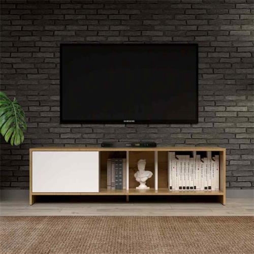 MUEBLE TV SUE ROBLE WOTAN/BLANCO