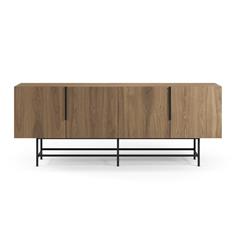 APARADOR ELDIA 4P 200 ROBLE-UD PATA METAL 2