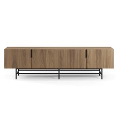 MUEBLE TV ELDIA 4P 200CM. ROBLE-UD PATA METAL 2