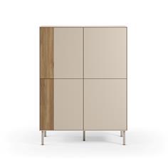 MUEBLE AUX ALTO MARINA 4P CREMA/SEPET PIE CREMA 2