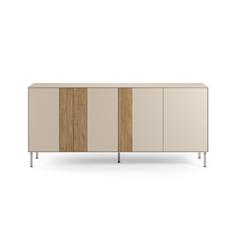 APARADOR MARINA 4P 180 CM CREMA/SEPET PIE CREMA 2