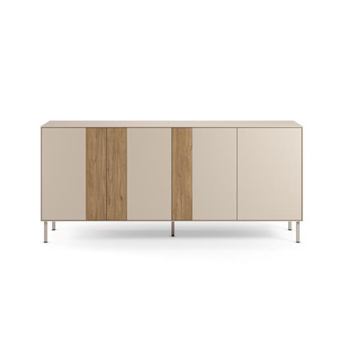 APARADOR MARINA 4P 180 CM CREMA/SEPET PIE CREMA