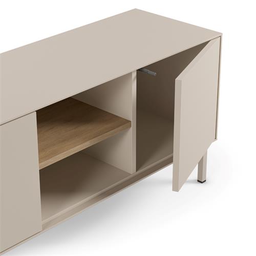 MUEBLE TV MARINA 3P2H 180CM CREMA/SEPET PIE CREMA
