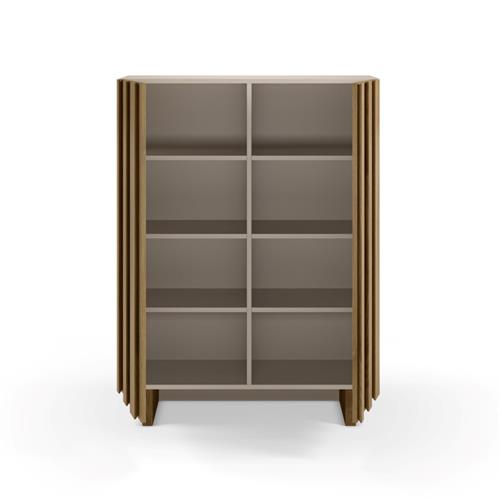 MUEBLE AUX. ALTO MARLO 2P CREMA/ROBLE OSCURO