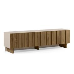 MUEBLE TV MARLO 4P 180CM. CREMA/ROBLE OSCURO 2