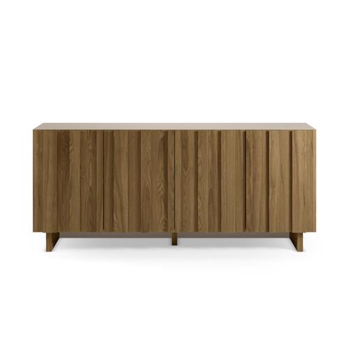 APARADOR MARLO 4P 180CM CREMA/ROBLE OSCURO