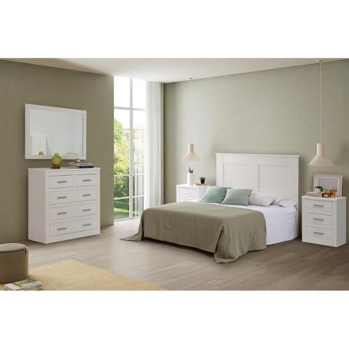 COMODA 3+2 CAJONES NEVADA 3404  BLANCO