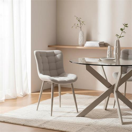 SILLA RUBE BEIGE P/CREMA