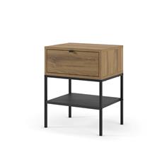 MESITA SALI 1C ROBLE-UD/NEGRO 2