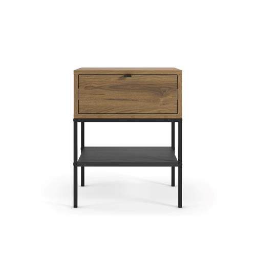 MESITA SALI 1C ROBLE-UD/NEGRO