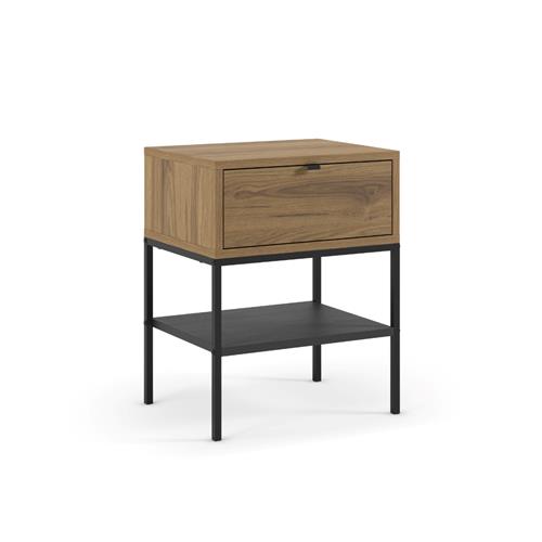 MESITA SALI 1C ROBLE-UD/NEGRO