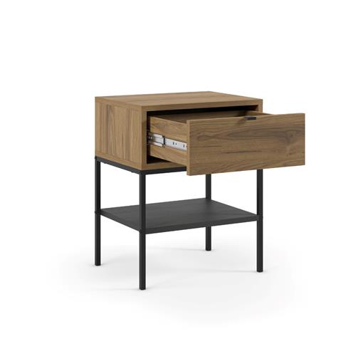 MESITA SALI 1C ROBLE-UD/NEGRO