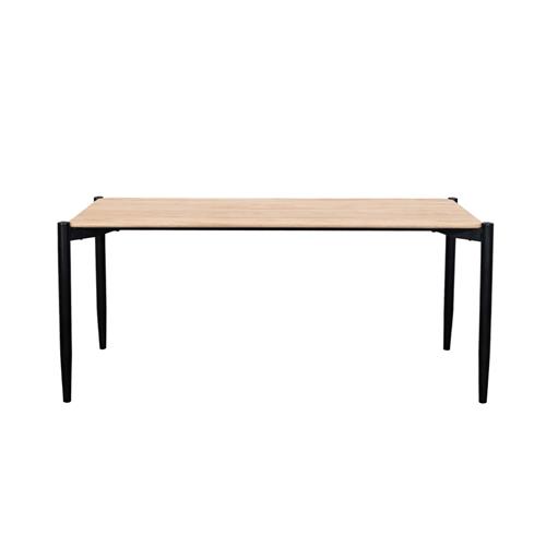 MESA CENTRO NANTAI T/ROBLE P/NEGRA
