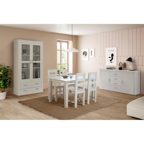 SILLA COMEDOR NEVADA 3417  BLANCO