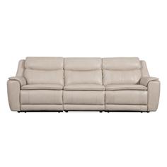 SOFA 3P MAXI SIREL PIEL BEIGE 3 RELAX ELEC.