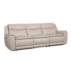 SOFA 3P MAXI SIREL PIEL BEIGE 3 RELAX ELEC. 2