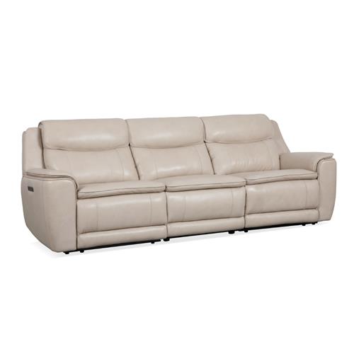 SOFA 3P MAXI SIREL PIEL BEIGE 3 RELAX ELEC.