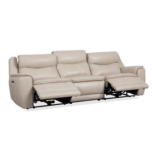 SOFA 3P MAXI SIREL PIEL BEIGE 3 RELAX ELEC.