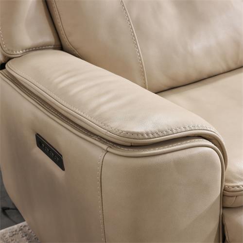 SOFA 3P MAXI SIREL PIEL BEIGE 3 RELAX ELEC.