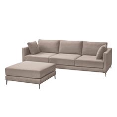 SOFA+POUFF MOMBASA TAP. KONGO 11 ACERO 2