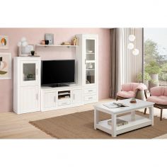 VITRINA 1P + 2CJ NEVADA 3461  BLANCO 2