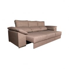 SOFA 3PL. AMORGOS TELA MARRON 2
