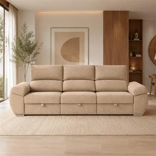 SOFA 3P DES NOA NIDO BEIGE (IRIA)