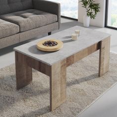 MESA CENTRO ELEVABLE LONDON  T/GRIS