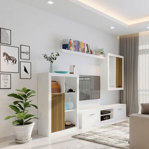 COMPOSICION SALON MOD. MELISA BLANCO F/MADERA
