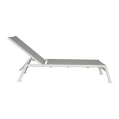 TUMBONA ARPA ALU. BLANCO TEXTILEN GRIS 2