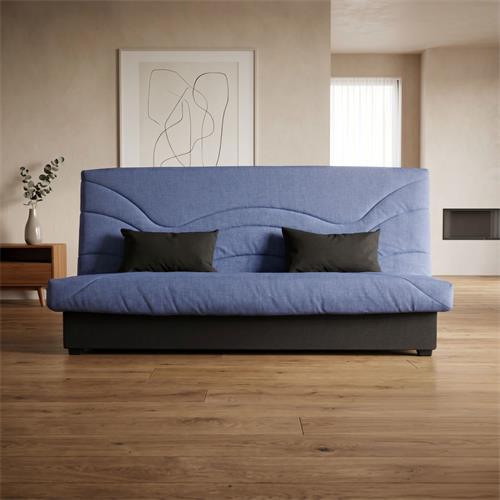 SOFA CAMA TED B/850 ANTRACITA M/402 AZUL