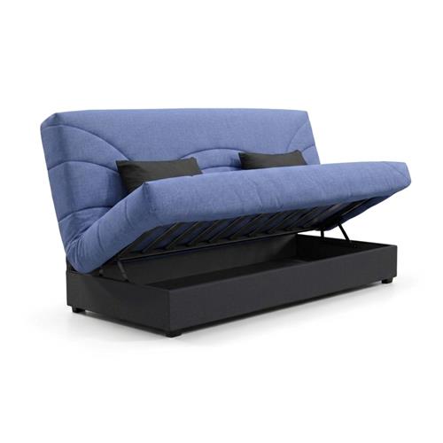 SOFA CAMA TED B/850 ANTRACITA M/402 AZUL