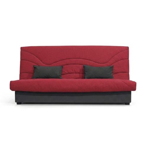 SOFA CAMA TED B/850 ANTRACITA M/402 ROJO