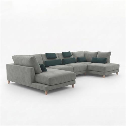 CHAISE FORMA U DER. DRAKO GUCCI 3 CAB. GUCCI 18