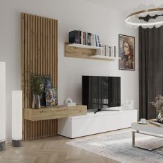 COMPOSICION REBECA PLUS 250M C/OAK-BLANCO/ARTISAN 2