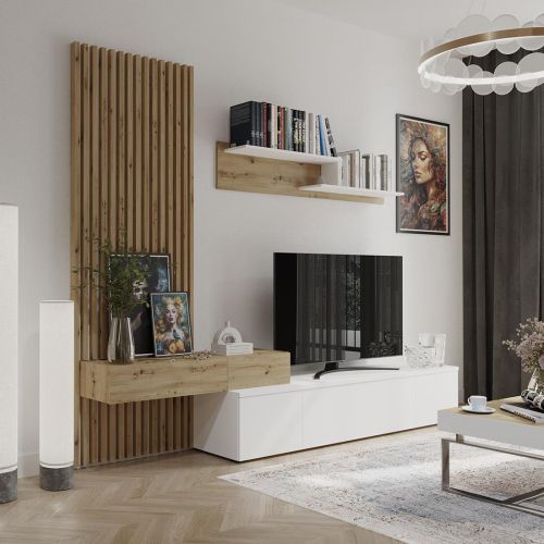COMPOSICION REBECA PLUS 250M C/OAK-BLANCO/ARTISAN